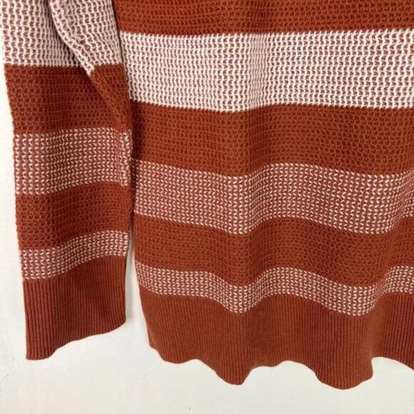 NWT Stitch Fix Market & Spruce Tawnee Cotton Blend Waffle Stitch Sweater Size XL - Picture 4 of 12